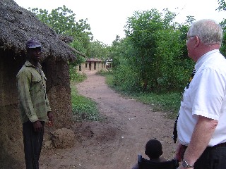 The school in the distance